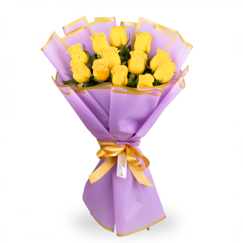 Bouquet of 12 roses D