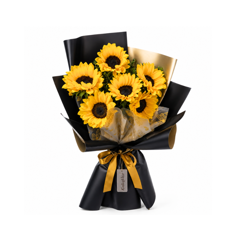 Bouquet of 6 sunflowers
