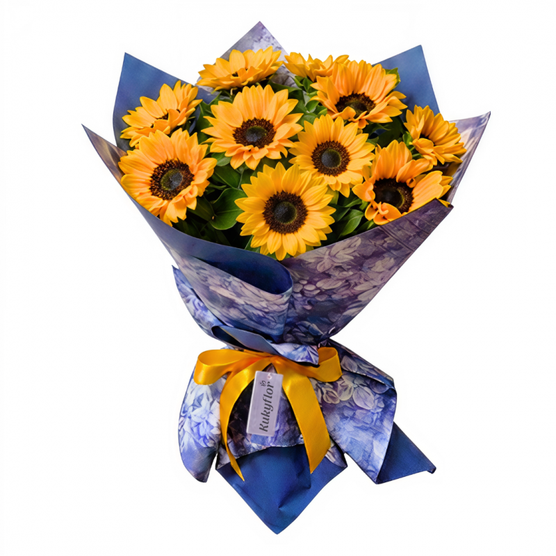 Ramo de 10 Girasoles D