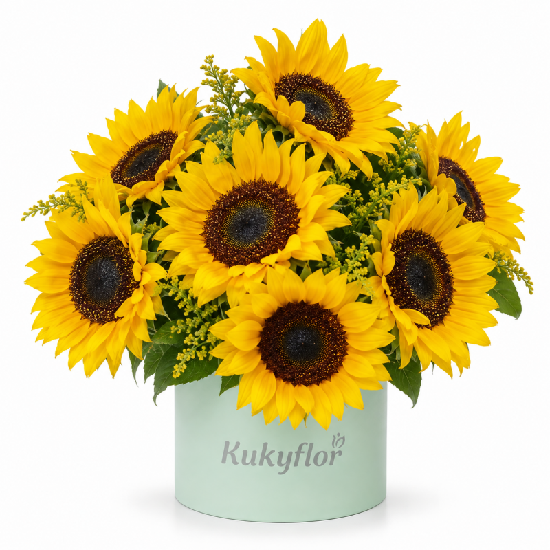 Sunflower Hat Box