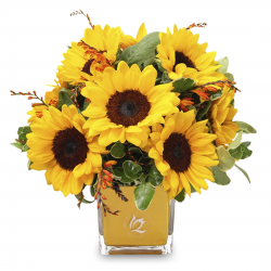 decorar con girasoles por año nuevo