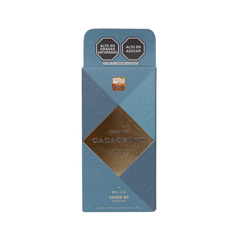 Chocolate Tableta Cacaosuyo Cuzco 80 Gr