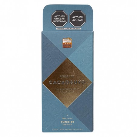 Chocolate Tableta Cacaosuyo Cuzco 80 Gr