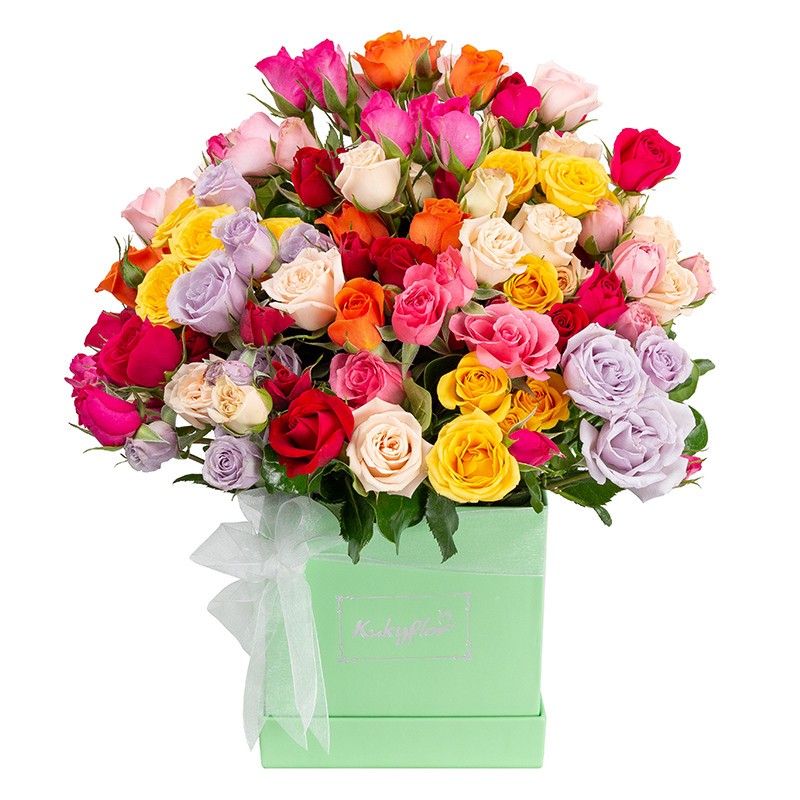 Box mini rosas