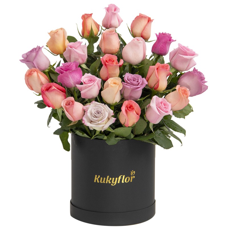 Sombrerera de 24 Rosas