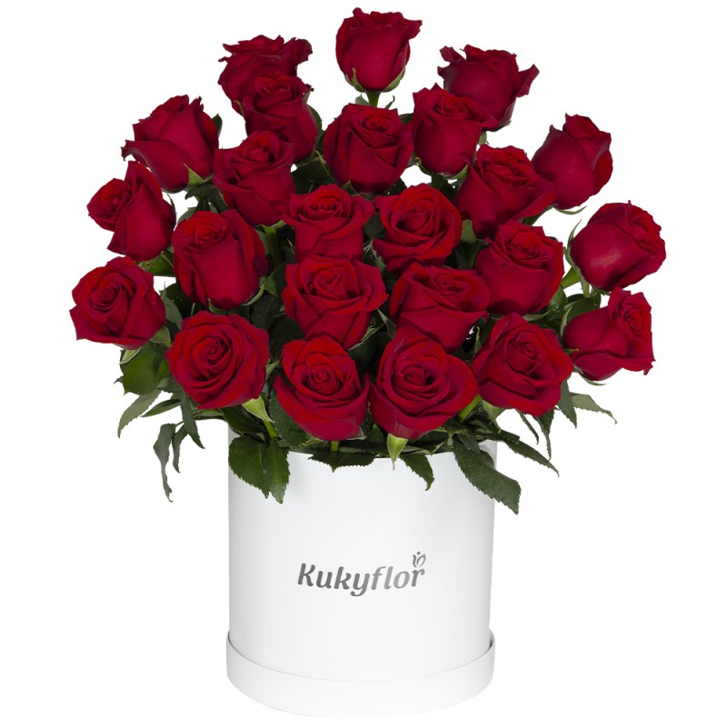 Sombrerera de 24 Rosas