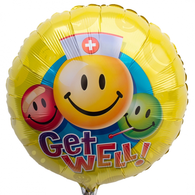 Get well soon balloon No. 18"