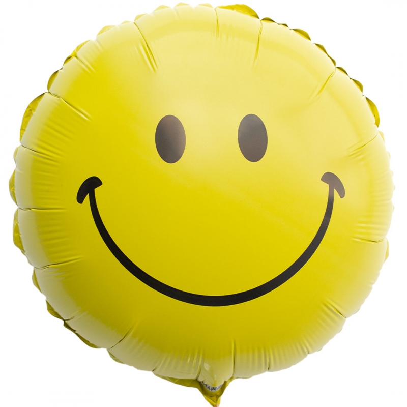 Happy Face Balloon No. 18"