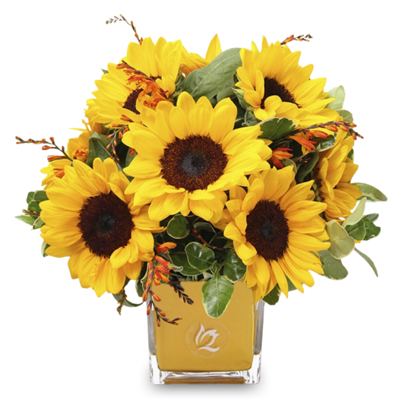 decorar con girasoles por año nuevo