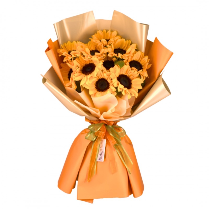 Ramo de 10 Girasoles D