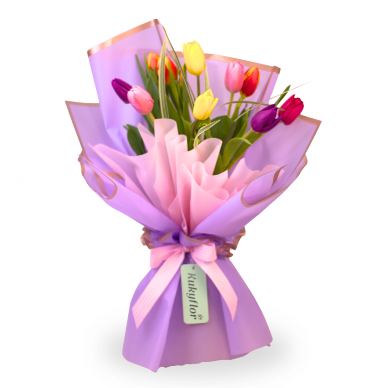 Ramo de 10 Tulipanes D