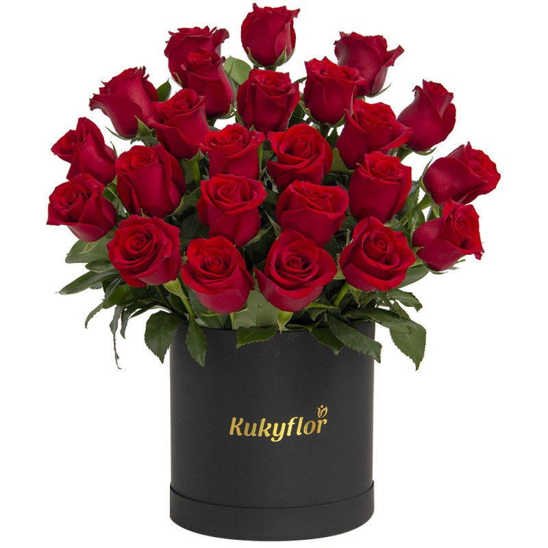 Sombrerera de 24 Rosas-D