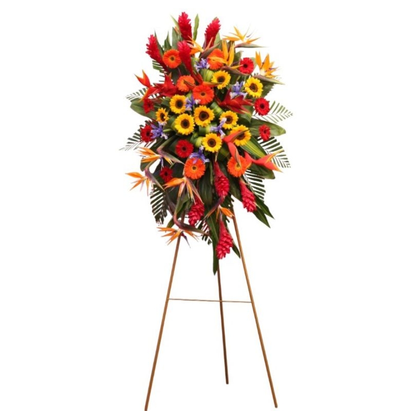 Arreglo con Flores Tropicales