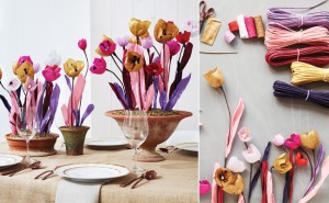 Tulipanes de papel