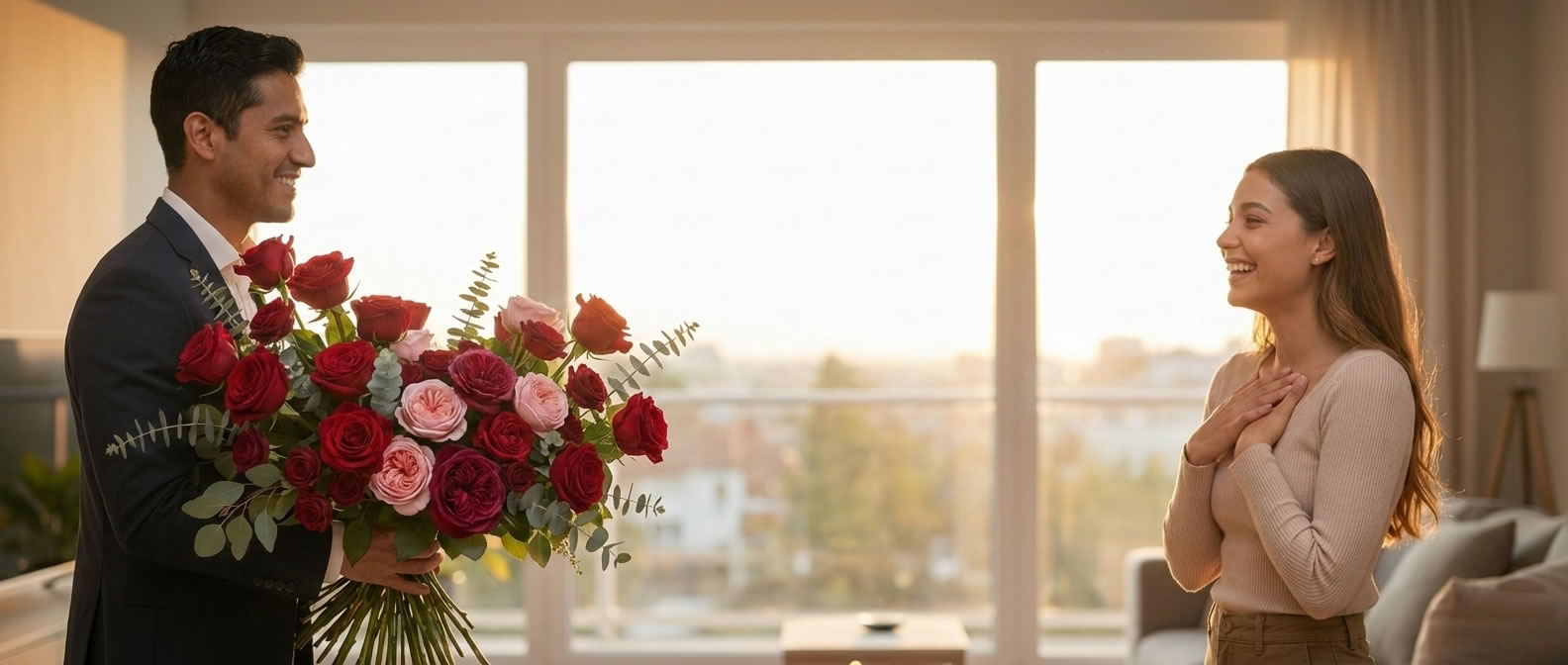 evita estos errores al regalar flores el 14 de febrero