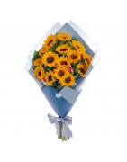 Find here the best bouquets of sunflowers