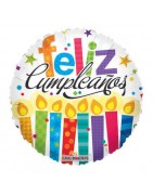 Globos con temática de Cumpleaños para completar tus Arreglos Florales