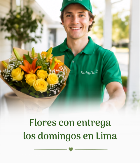 Delivery de flores los domingos en Lima
