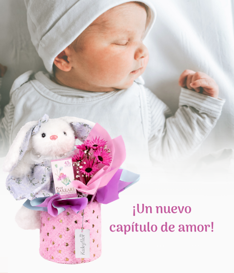 Flores para baby shower